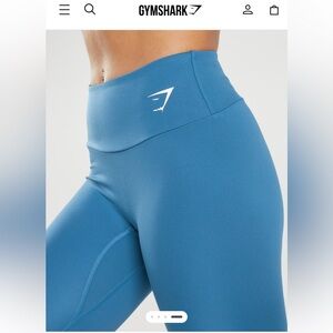 Gymshark Blue High-Waisted Leggings for Activewear